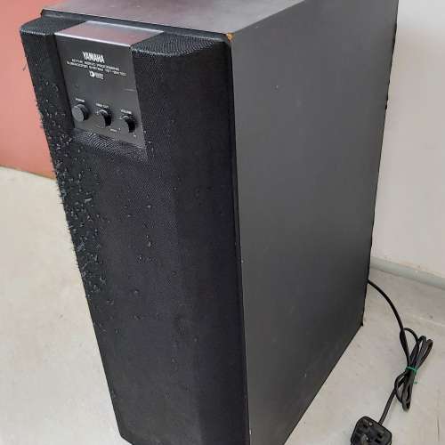 日本製YAMAHA YST-SW120 SUBWOOFER有源式超低音炮喇叭,長衝程, 地震級震撼效果.