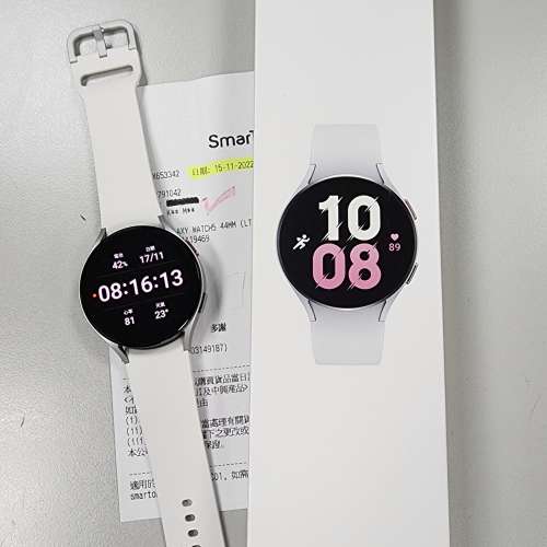 99.9%新 行貨Samsung Watch 5 LTE 44mm 銀白色