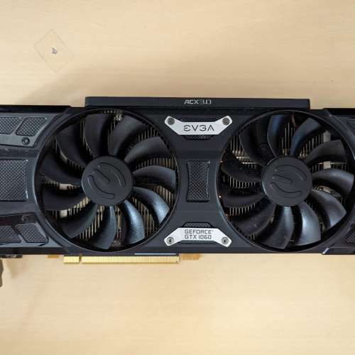 ＊壞卡，當零件賣＊ EVGA Nvidia GeForce GTX 1060 6GB GDDR5 ACX 3.0