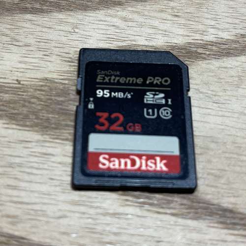 Sandisk Extreme Pro 95M/s HCI 32G SD card