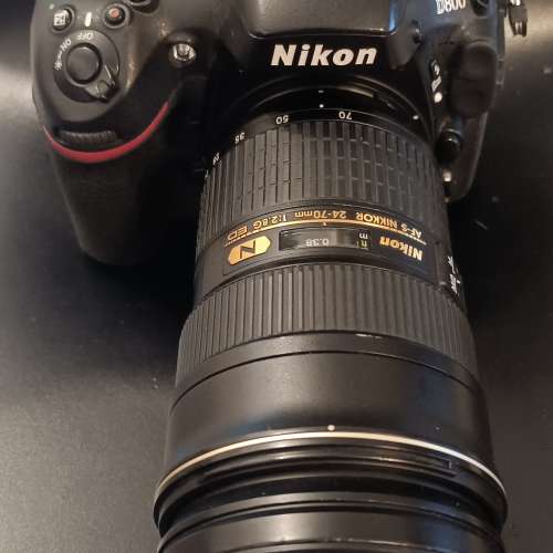 Nikon D800 body with nikon Af-S 24-70mm f2.8G ED