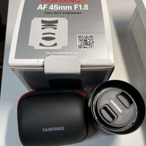Samyang 45mm 1.8 Sony mount 行貨過保