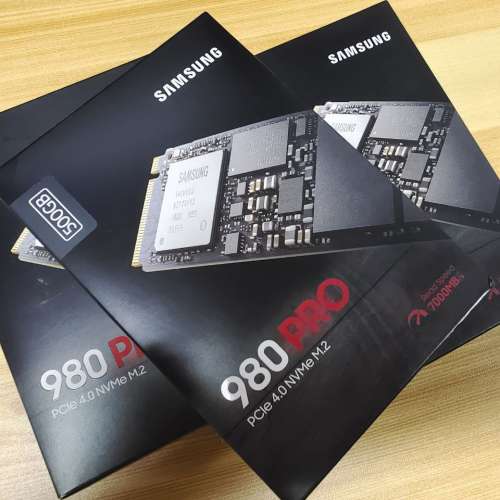 (3盒) SAMSUNG 980 PRO 500GB M.2 SSD