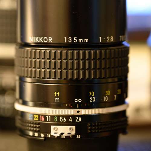 [鏡片有問題]Nikon Nikkor Ai 135mm f2.8