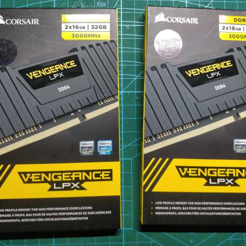 港行有保 Corsair VENGEANCE® LPX 32GB (2 x 16GB) DDR4 RAM (CMK32GX4M2D3000C16)
