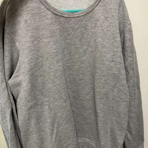 GU 男裝 淺灰色衞衣 大碼 Men Light Grey Sweatshirt L Size