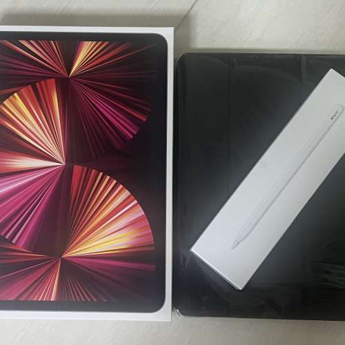 98％ new iPad Pro 11 M1 2021 256g WiFi + 5g with Apple Pencil 2