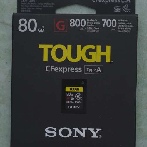 全新Sony TOUGH CFExpress Type A 80GB