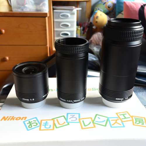 Nikon Fun Fun Lens 魚眼 , 微距 , 柔焦 , 遠攝送 F to Z 近攝轉接環