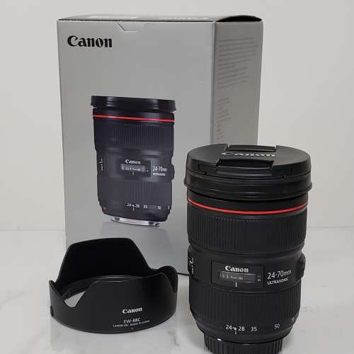 Canon EF 24-70mm f/2.8 II USM 行貨 二代 連 B+W 82mm XS-Pro MRC UV filter Germany