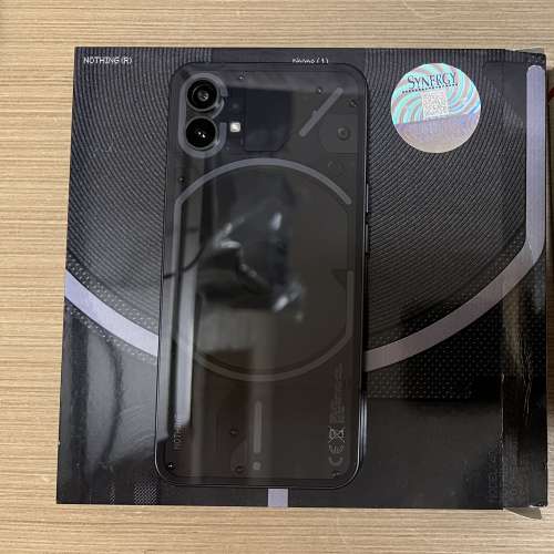 98%新 港行 Nothing Phone(1) 黑色 12+256GB 頂配版跟原裝殼 + 全新 黑色 Bose Qui...