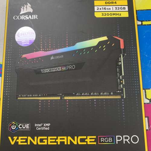 Corsair vengeance RGB Pro DDR4 32GB 3200 (16Gb*2)