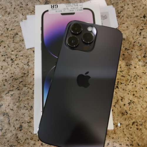 新機一樣iPhone 14 pro max 256gb暗紫色全set齊有單。