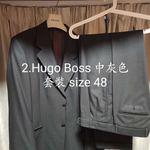 Hugo Boss男裝西裝褸套裝  Size 48