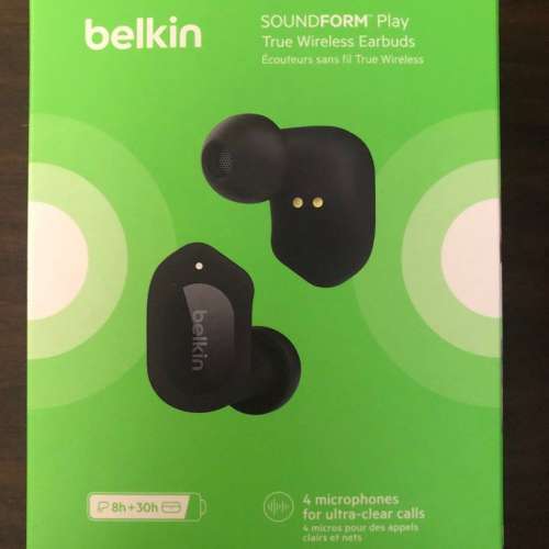 Belkin SoundForm True wireless earbuds 真無線耳機