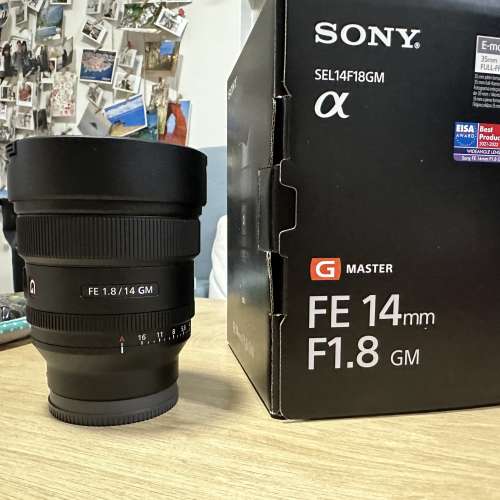 95% new Sony FE 14mm F1.8 GM