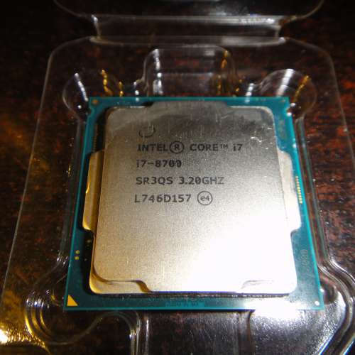 Intel® Core™ i7-8700 處理器 3.2 GHz 12M 快取記憶體 Socket 1151