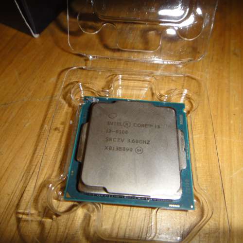 Intel Core i3 9100  3.60 GHz 處理器 6M 快取記憶體 Socket 1151