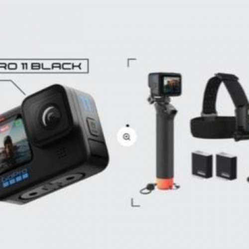 GoPro HERO11 Black + Accessories Bundle (全新未開盒) 二手或全新Action Cam, 攝影產品