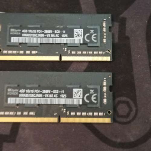 DDR4 2666 4G X 2 PCS