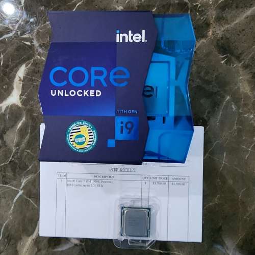 Intel i9 11900K 有單有盒有保養 特別盒版
