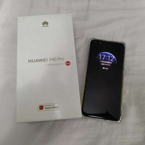 華為 Huawei P40 Pro 8+256GB 5G Silver Frost 港行 95% new
