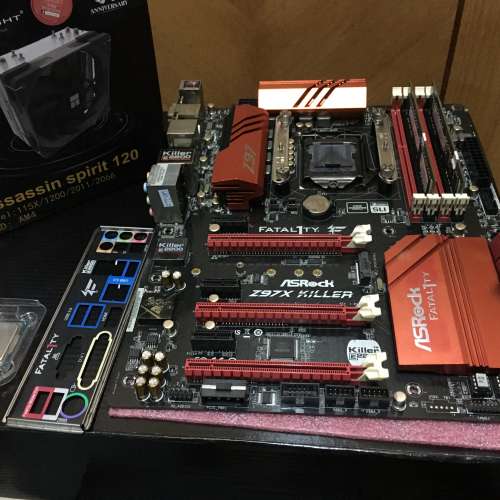 Intel i7-4790K+ASRock Fatal1ty Z97X Killer+Samsung DDR3-1600 8GBx2(共16GB)+AS120