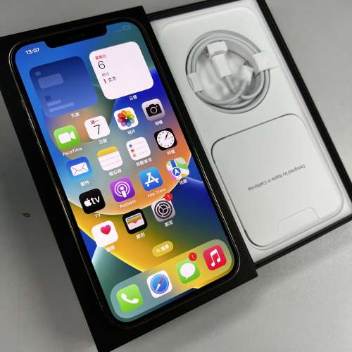 Apple iPhone 12 Pro Max 512g 金色 機身 98%new 全套連盒