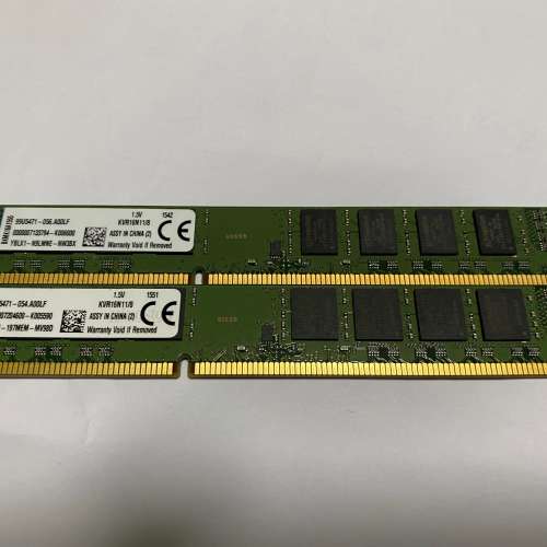 Kingston 矮身 8GB 2Rx8 DDR3-12800