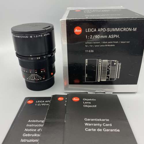 Leica APO-Summicron-M 90mm f/2 ASPH Black Paint