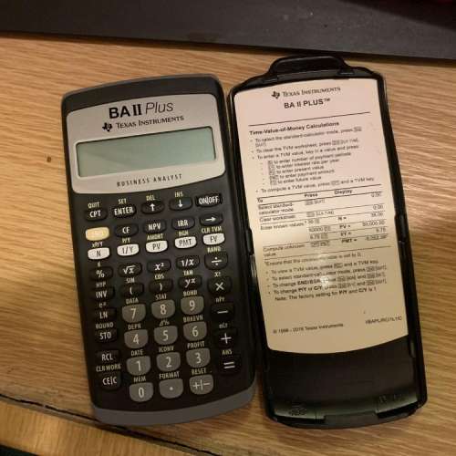 Calculator Texas Instruments BA II Plus Financial Calculator
