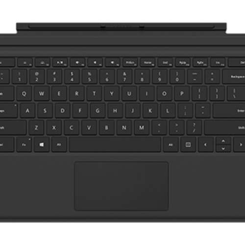 Microsoft Surface pro 8/X TYPECOVER // 鍵盤保護蓋 // 黑色, 英文版