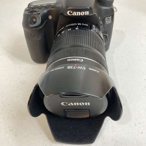 Canon EOS 70D 連EFS18-135mm鏡頭