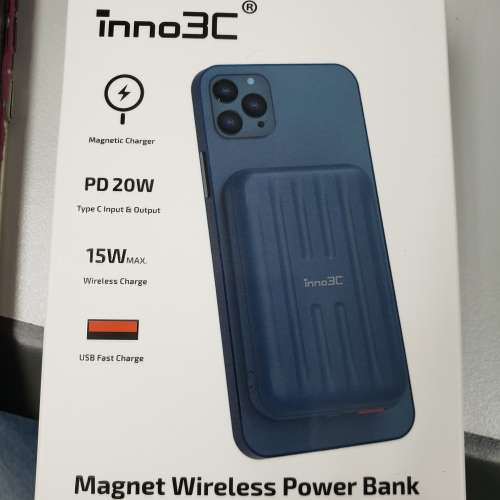 全新inno3C Magnet Wireless power bank/充電器/尿袋
