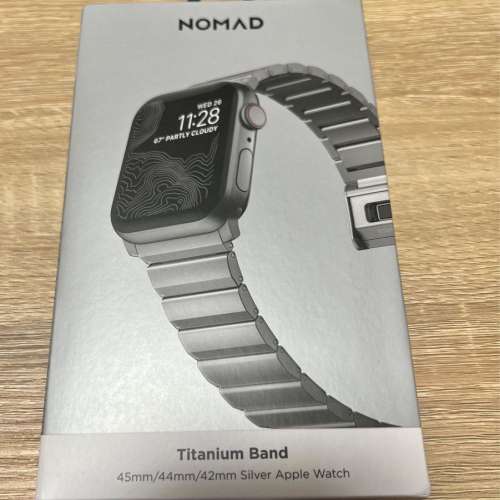 美國Nomad TITANIUM BAND V2鈦金屬錶帶ForApple Watch 42/44/45/49mm