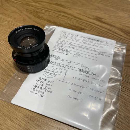 極罕有 99% 新 宮崎 MS Optical 改鏡 Konica Hexar 35mm F2 AF (Leica M Mount 連動)
