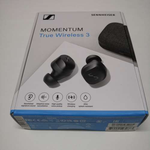 Sennheiser MOMENTUM True Wireless 3 真無線耳機 [黑色]全新