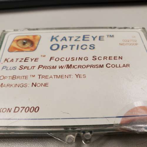 katzeye optics 裂像對焦屏 for Nikon D7000 D7100 D7200可用