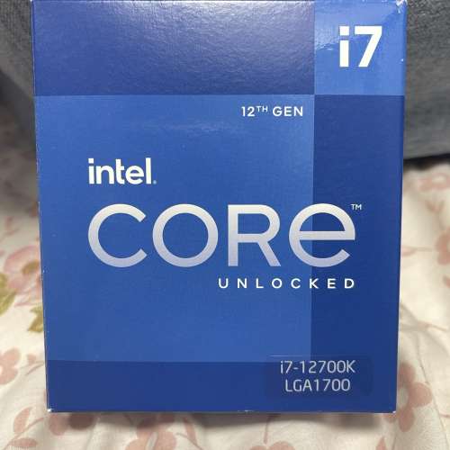 Intel 12700K 行貨聯強保