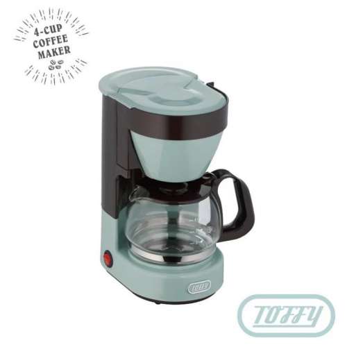 現貨面交 Toffy 4-Cup Coffee Maker 經典咖啡機 (4杯份量) 水藍色 (K-CM1-PA)