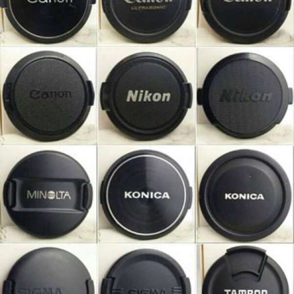 日本製造 CANON, NIKON, MINOLTA, KONICA, TAMRON 原裝面CAPS (中古)