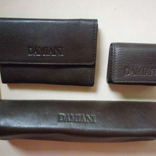 正貨 Italy Damiani 意大利 珠寶飾物配件 1 set (3件) : coin bag , ring bag , co...