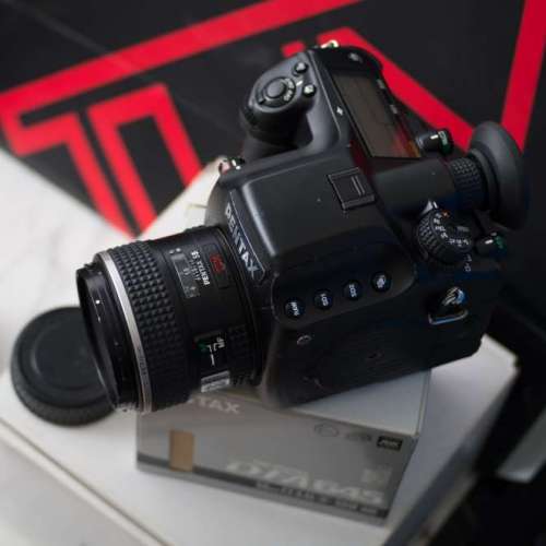 Pentax 645D with 55mm lens CCD