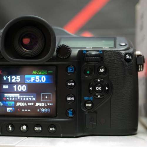 Pentax 645D with 55mm lens CCD