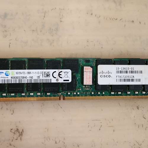 (16gb x1)Samsung/Micron DDR3-1600 ECC server ram