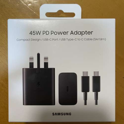 原裝 Samsung 45W PD Power Adapter (可快充macbook air.ipad air.ipad)