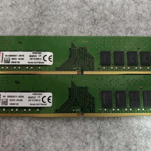Kingston DDR4 2666 8g x 2條
