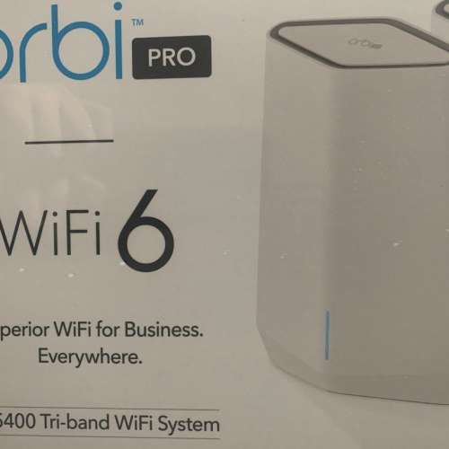 Netgear Orbi Pro SXK50 AX5400 Tri-Band WiFi 6 Mesh System 路由器