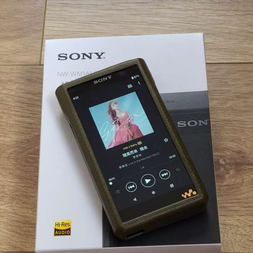 Sony WM1AM2 黑磚二代 連Dignis皮套+超長保