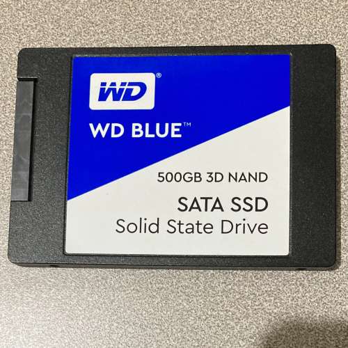 WD Blue 3D Nand Sata SSD 固態硬碟 500G